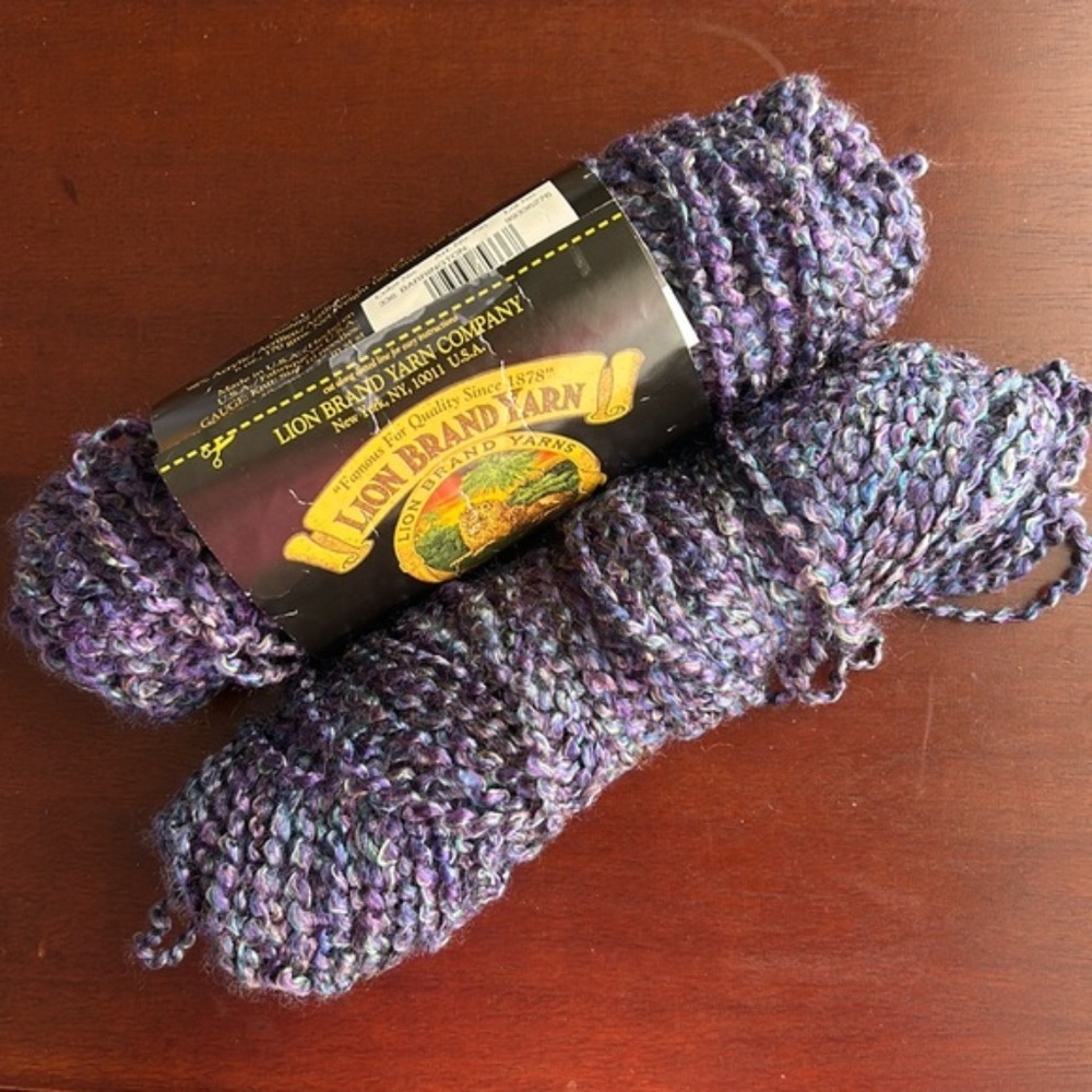 Purple multicolored bulky yarn - Barrington (Left over)